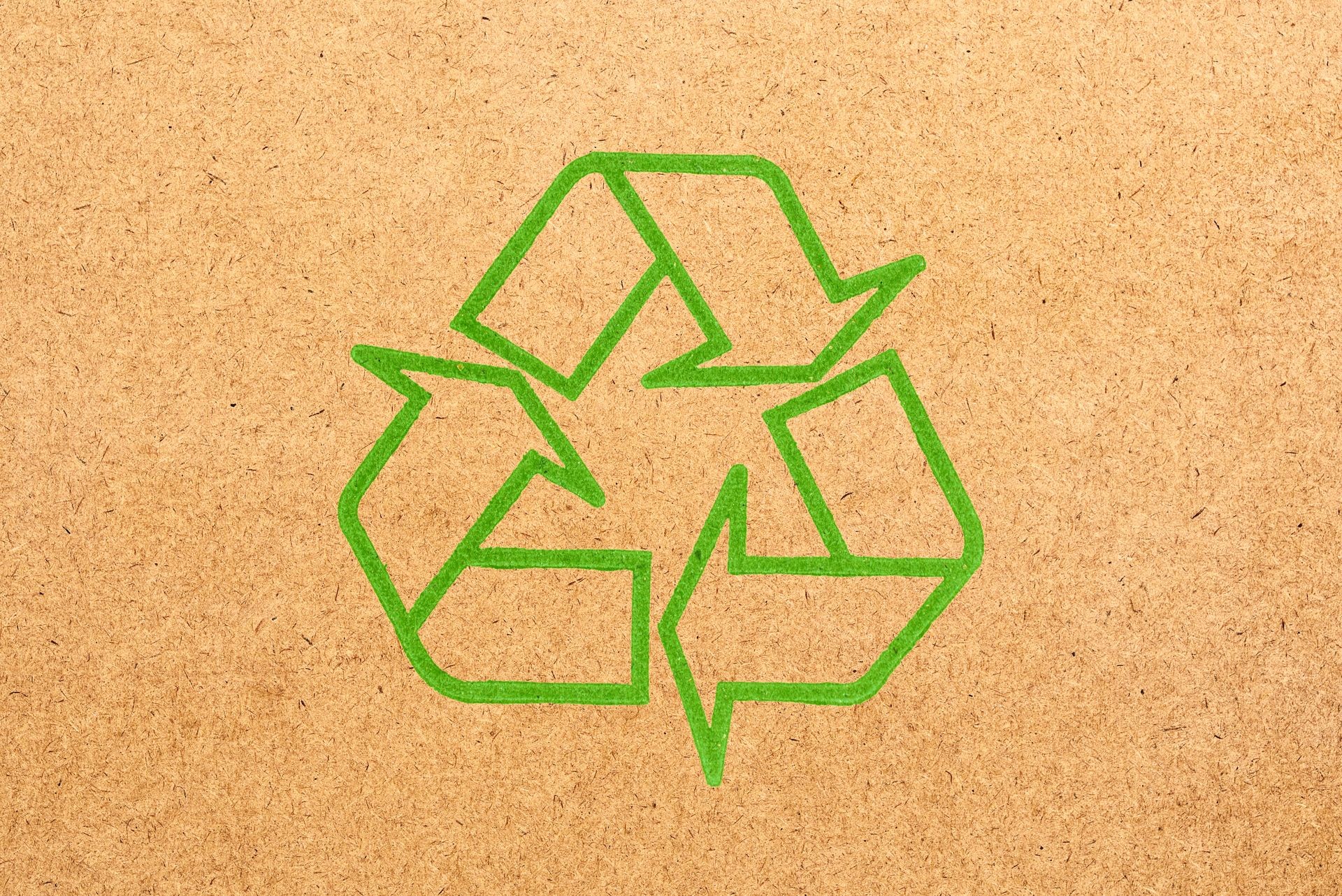 Recycle symbol on wood board Recycle symbol on wood board